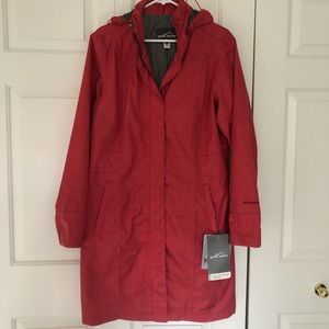 Eddie Bauer Coral Girl on the Go Trench